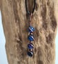 Galaxy Tiger's Eye & Copper Drop Necklace Pendant Gift Boxed Crystal Jewellery