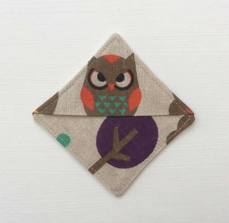 Angry owl bookmark 