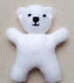 KNITTING PATTERN PDF Little White Teddy Bear - Image 2