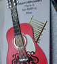 Guitar Birthday card for Dad - Happy Birthday wishing you a terRIFFic time  - Image 7