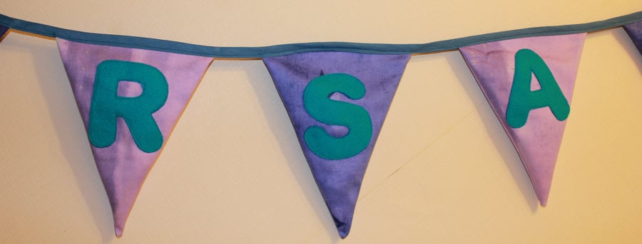 "Happy 30th Anniversary" bunting