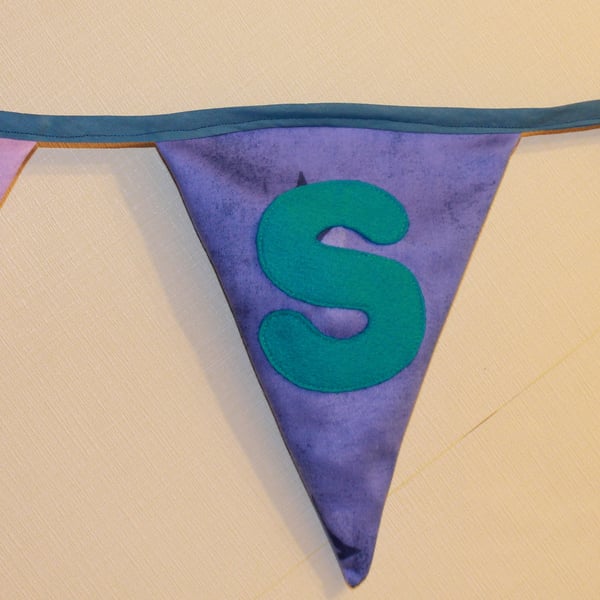 "Happy 30th Anniversary" bunting