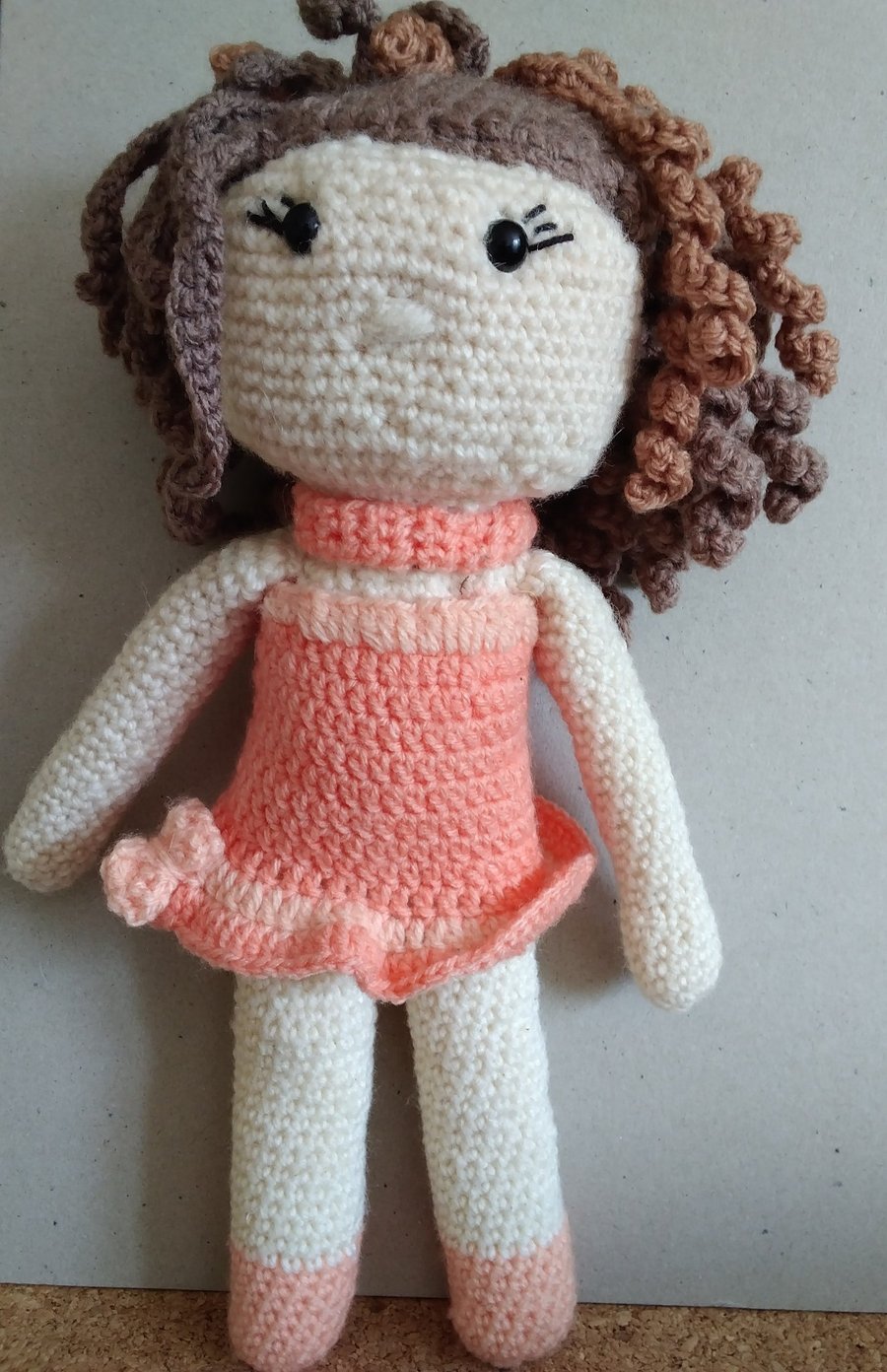 Handmade Dancing Queen Crochet Amigurumi Doll