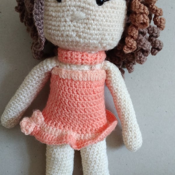 Handmade Dancing Queen Crochet Amigurumi Doll