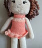 Handmade Dancing Queen Crochet Amigurumi Doll - Image 1