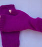 Fingerless Gloves bright Maroon - Image 3