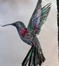 Linocut Hummingbird Print – A4 Khadi Cotton Rag Paper (Hand Colored Option) - Image 3