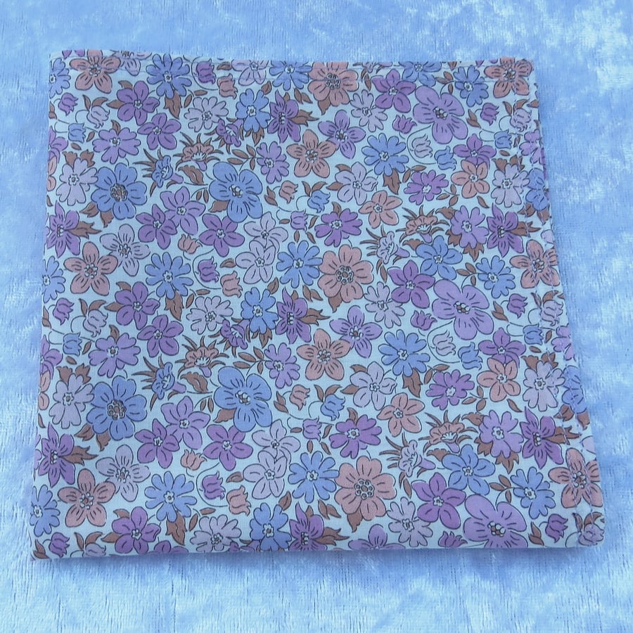 Liberty Tana Lawn handkerchief, organic cotton handkerchief, ladies handkerchief