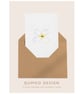 Clematis flowers Greetings Card (QM 340)