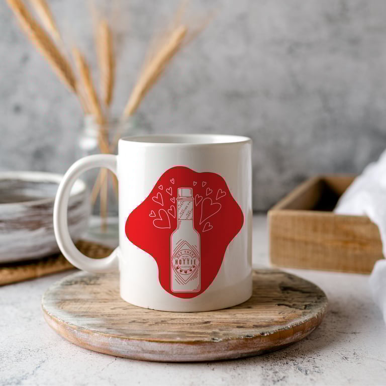 Hey There Hottie Valentine Mug: Be My Valentine Gift, Gift For Valentine's Day, 