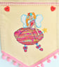 Fairy Princess theme cross stitch wall hanging home decor - Image 3