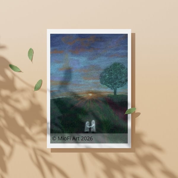 The end of the line?, Mixed-Media Print