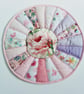 Pink Placemat, Table mat, quilted, patchwork, table centrepiece, home decor - Image 1