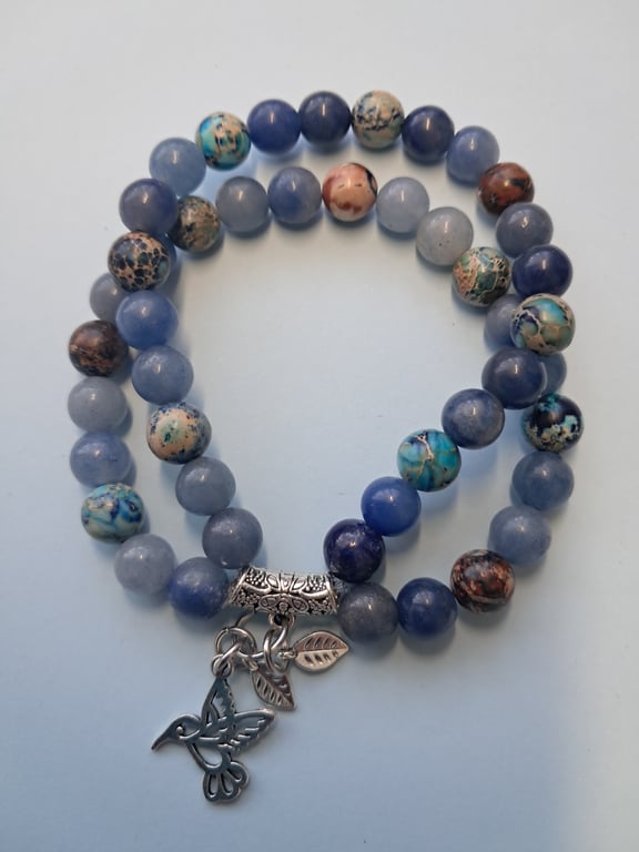 Beaded Stretch Stack Bracelet 