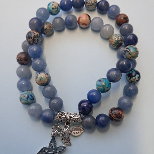 Beaded Stretch Stack Bracelet 