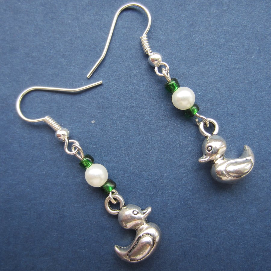 SALE Duck Earrings % to Ukraine