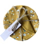 Fabric Coasters, 6 Set, Handmade Coasters, Cotton Coasters. Floral-COAST-16 - Image 3