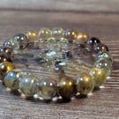 Coffee & Caramel Galaxy Geode Bubble Tray