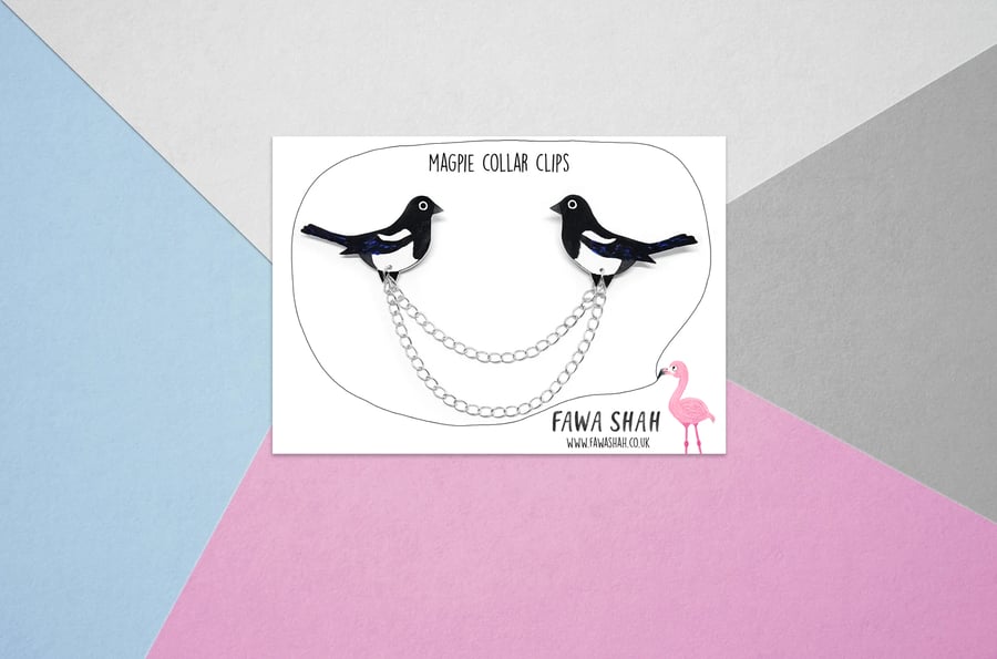 Magpie Collar Chain - Hardpainted - Jewellery