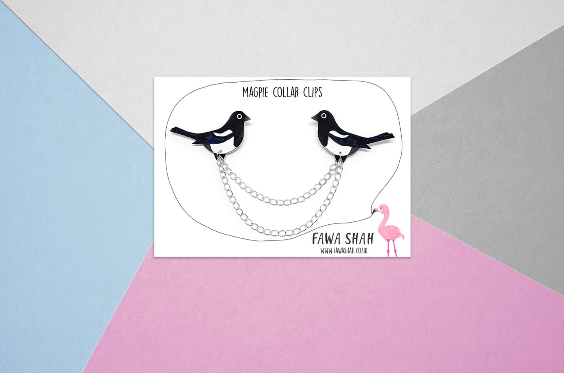 Magpie Collar Chain - Hardpainted - Jewellery