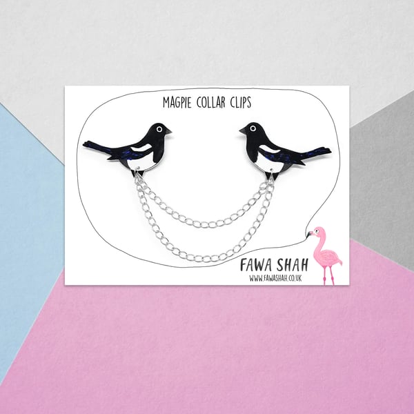 Magpie Collar Chain - Hardpainted - Jewellery