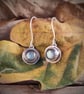 Sterling silver earrings with labradorite - Image 7