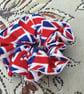 British flag themed cotton fabric scrunchie - Image 4