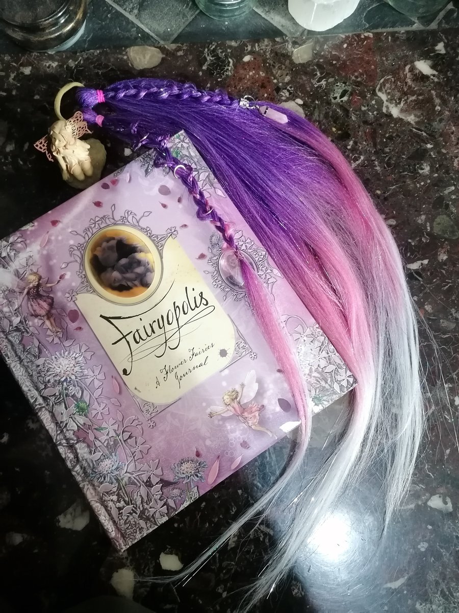 fantasy fairy party festival fake ponytail hair accessory 