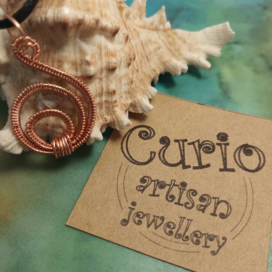 Copper wire weaving curl