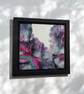 Daydream in pink acrylic abstract framed  - Image 9