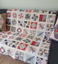 HANDMADE QUILTED THROW & CUSHION SET - Homestead