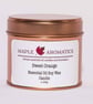 Maple Aromatics Sweet Orange Essential Oil and Soy Wax Rose Gold 150g Candle Tin - Image 1