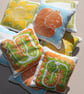 Handprinted Sunflower Lavender Bag - Image 3