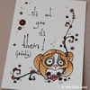 reassuring slow loris - original aceo