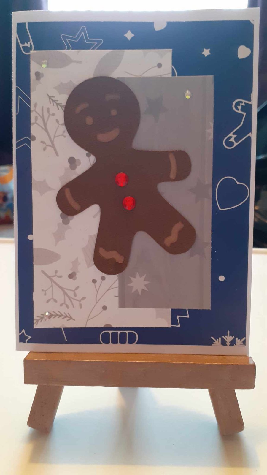 Light Blue Snow Christmas Cards (pack of 10)