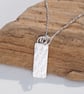 Silver leaf pendant necklace - Image 6
