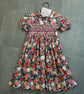 Roses Smocked Dress size 3-4 years - Image 1