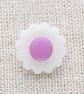 10 purple Daisy flower buttons 15mm