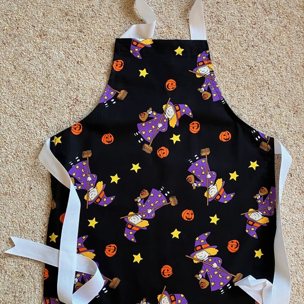 Child's Halloween Apron, Handmade in the UK