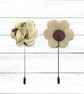Flower Lapel Pin, Cream Flower, Wedding Buttonhole, Boutonniere  - Image 4