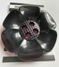 Big Black Flower Button Brooch Hair Clip