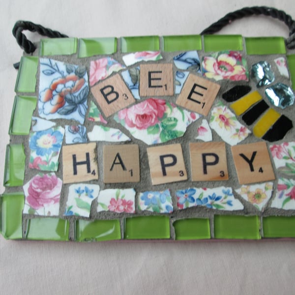 Bee Happy sign