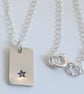 Star Pendant, recycled sterling silver - Image 6