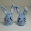 2 Easter Egg Bunny Covers - Set of 2 (purple and blue)