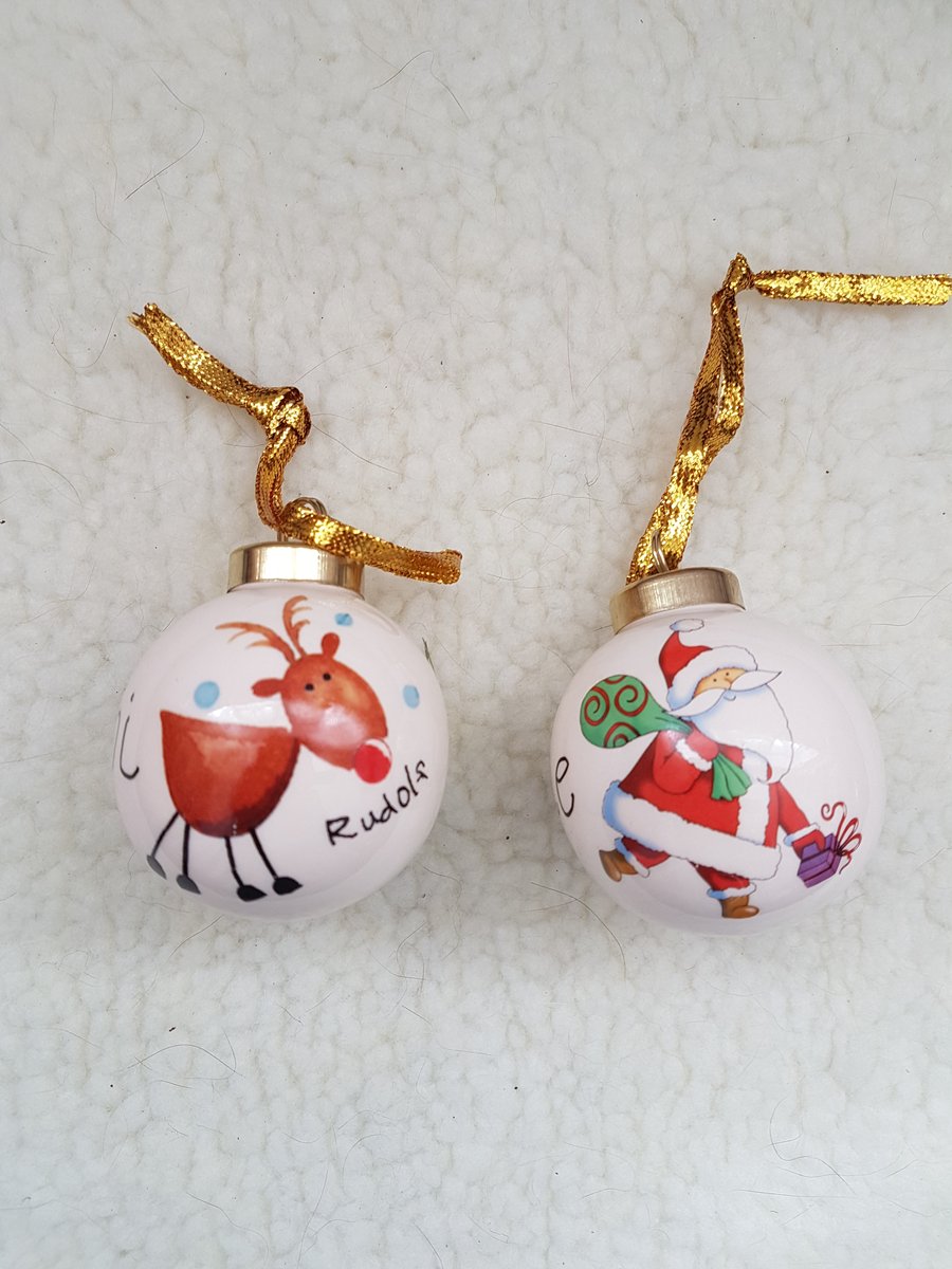 Ceramic Christmas Bauble