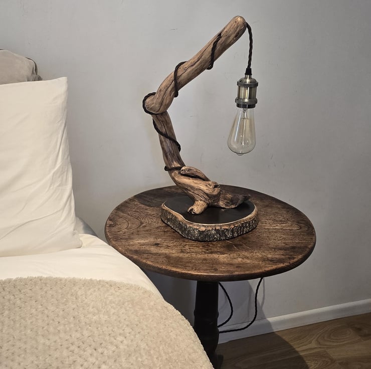Tree branch Bedside or Desk lamp - Folksy
