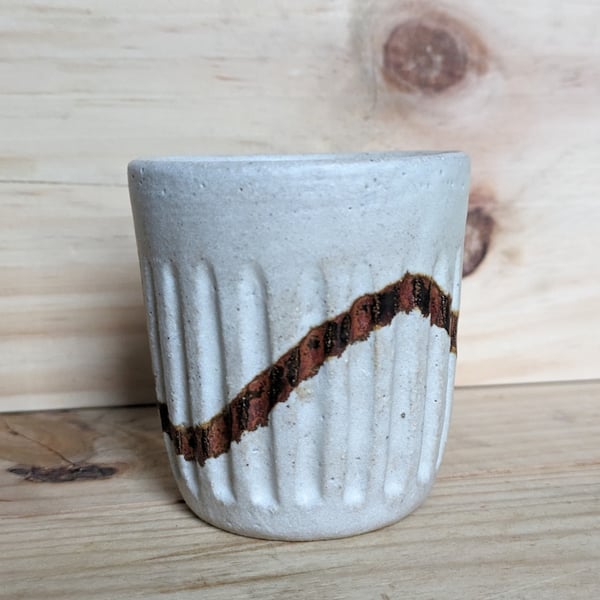 Midi coffee tumbler (matte cream copper)