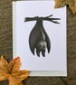 Bat Blank Greeting Card - Image 1