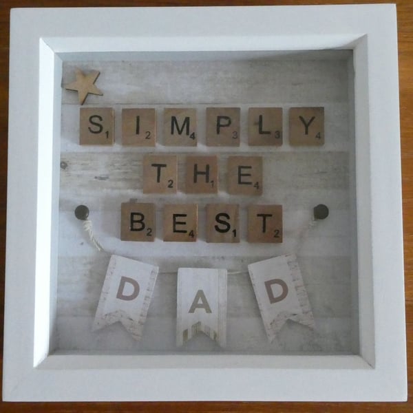 Sale - Simply The Best Dad Box Frame