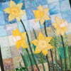 Daffodil Kit Art Quilt Wall Hanging 
